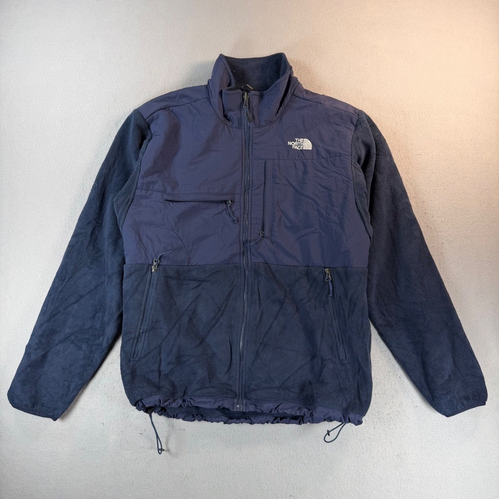 The North Face Denali Polartec Fleece Jacket Navy Blue Mens Large Full Zip